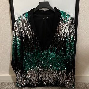 Sequin Embellished Men’s Jacket